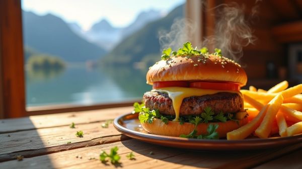 Commander un burger en livraison à Annecy : les points à vérifier