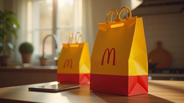 Recevez votre McDonald's en un rien de temps chez vous